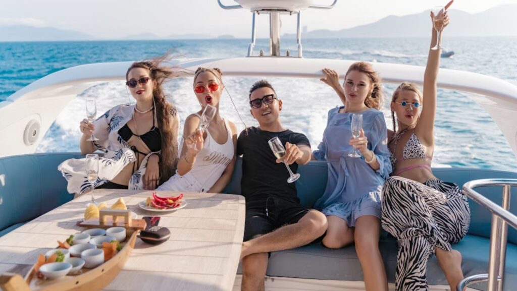 birthday yacht party